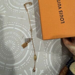 Louis Vuitton Gold and Silver Charm Bracelet